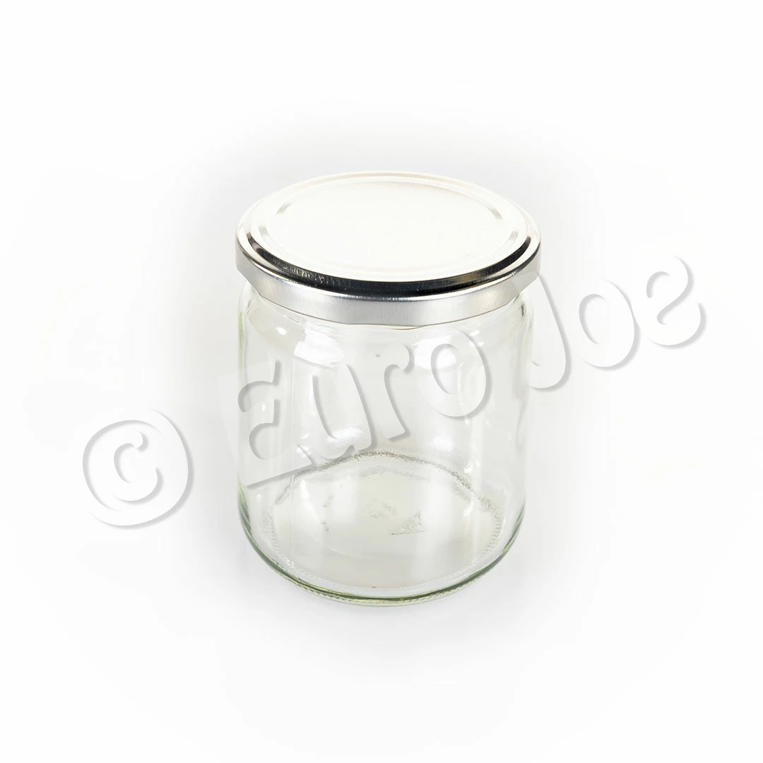 Euro Joe 380 Ml Twist-off Round Clear Glass Jar 1 Euro Joe 380 Ml Twist-off Round Clear Glass Jar