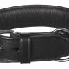 Euro Joe Active Collar, Leather Black