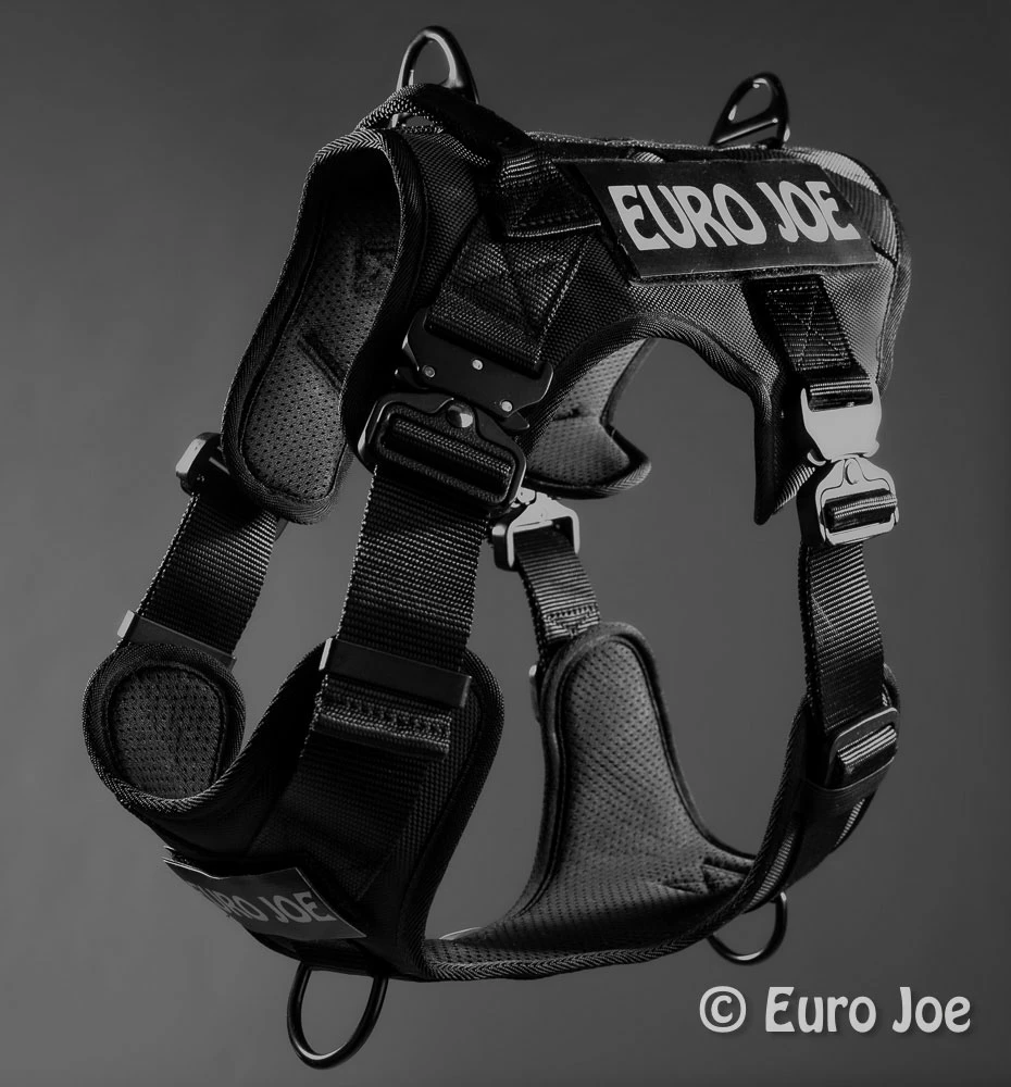 Euro Joe Nylon Harness 'Tactical' Black 1 Euro Joe Nylon Harness 'Tactical' Black