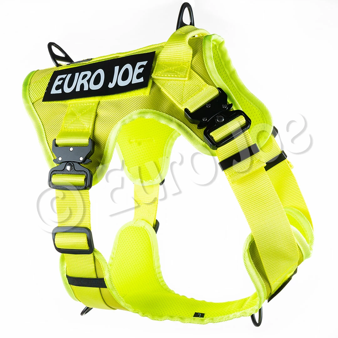 Euro Joe Nylon Harness 'Tactical' Neon Yellow 1 Euro Joe Nylon Harness 'Tactical' Neon Yellow